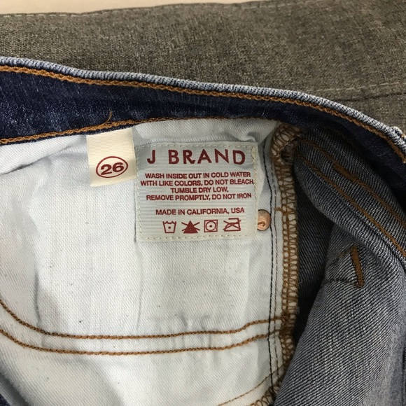 J Brand  Blue Aoki Vin Star Print Skinny Jeans S26 - Picture 7 of 8